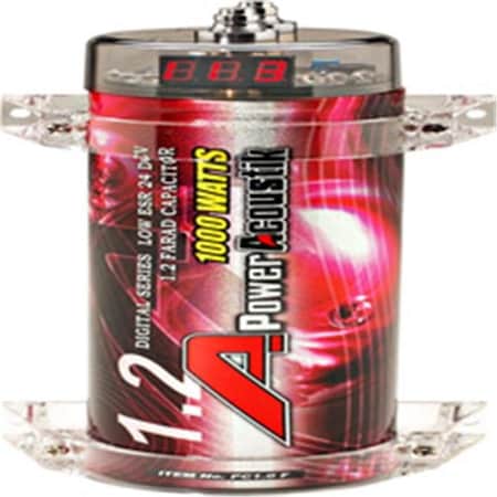 Power Acoustik Power Acoustik 1.0 Farad Digital Power Capacitor PC1.0F PC1.0F